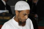 According to testimony given Thursday (May 3rd) by ex-militant Iqbal Huseini, alleged 2002 Bali bomber Umar Patek disagreed with Jemaah Islamiyah's choice to attack public targets that would lead to civilian casualties. [Enny Nuraheni/Reuters]
