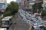 Vehicles are stuck in a traffic jam at the central business district in Jakarta in January. The government is aiming to curtail auto sales with new regulations set to roll out in June. [Reuters/Supri]