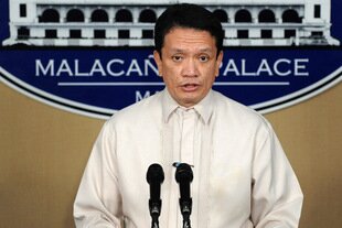 Chief Philippine government negotiator Alexander Padilla speaks at a February 2011 news conference in Manila. Frustrated by the stalled talks between the government and Communist rebels, Padilla tendered his resignation Tuesday (June 25th), saying maybe a 