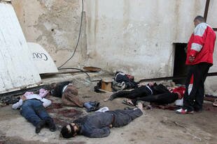 Handcuffed and blindfolded rebel fighters allegedly executed by an al-Qaeda-linked group lie dead in the northern Syrian city of Aleppo on Wednesday (January 8th). Members of Hizbut Tahrir Indonesia (HTI) are conducting jihad in Syria, a spokesman said.