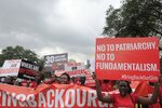 Activists demonstrate in Nairobi, Kenya, on Thursday (May 15th) against the abduction of more than 200 schoolgirls by the Nigerian extremist group Boko Haram. Indonesian Ulema Council (MUI) clerics denounced Boko Haram's mass kidnapping of children as 